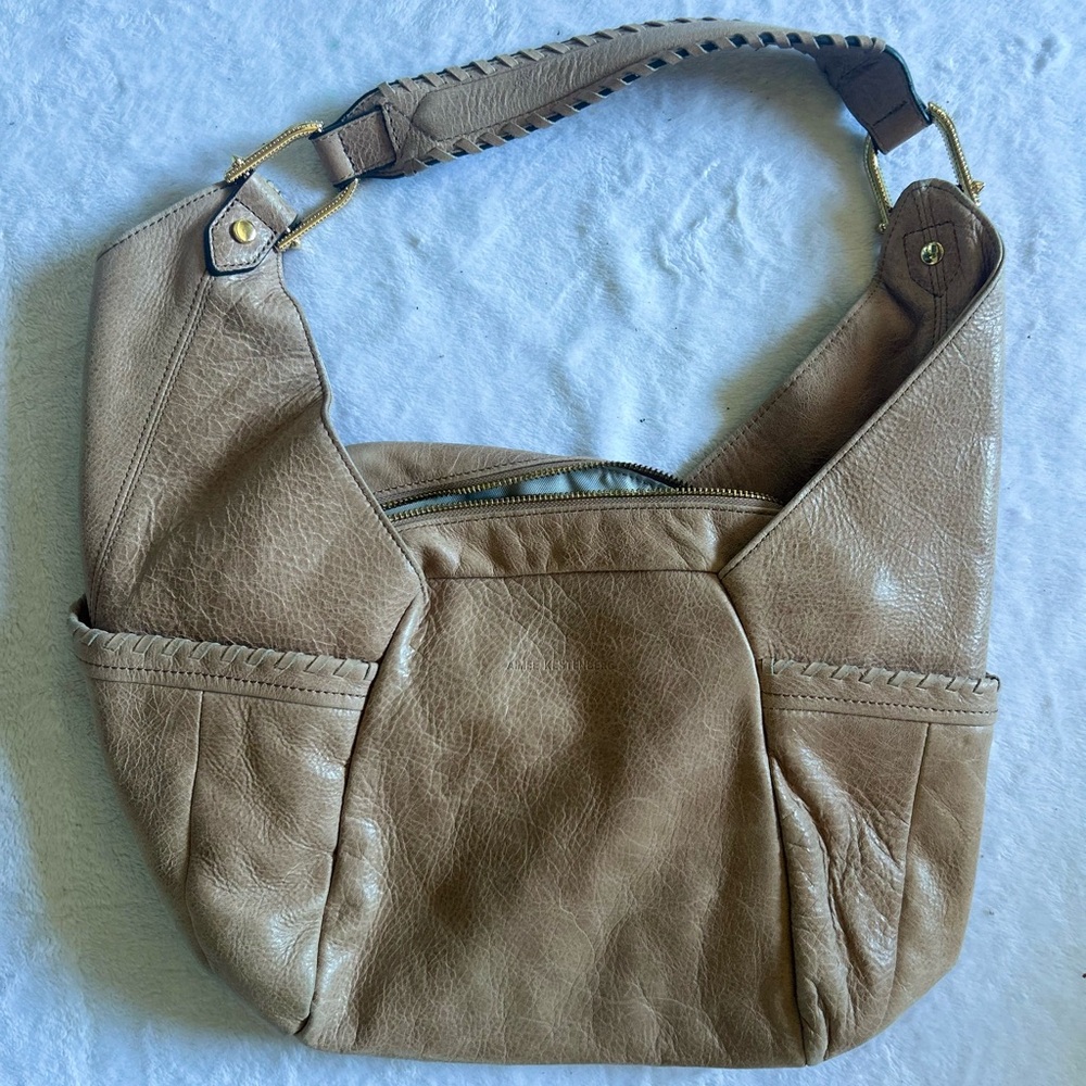 Aimee Kestenberg Brown Leather Hobo Bag